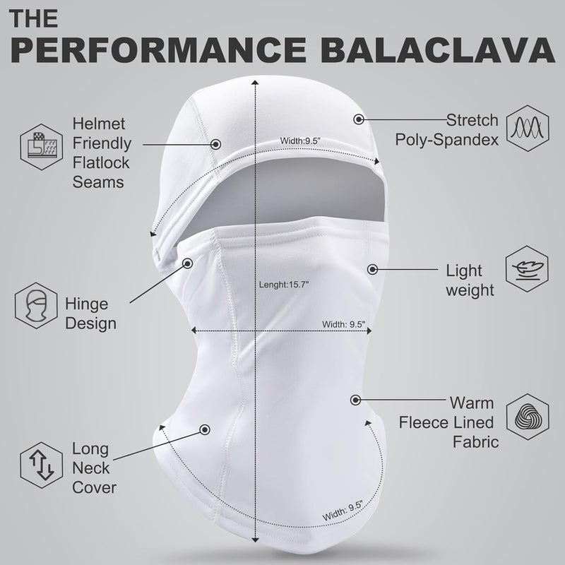 Beehow Store Winter Balaclava ski mask for Men Neck Warmer Windproof Full face mask for Women Thermal Cold Weather - Image 3